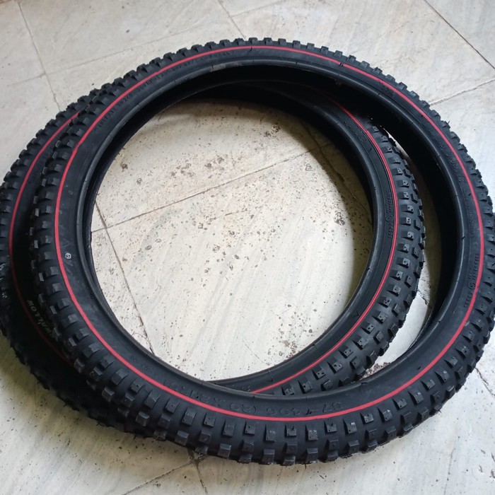 Ban luar sepeda 20 x 2.125 Deli Tire Red Strike- 2bh