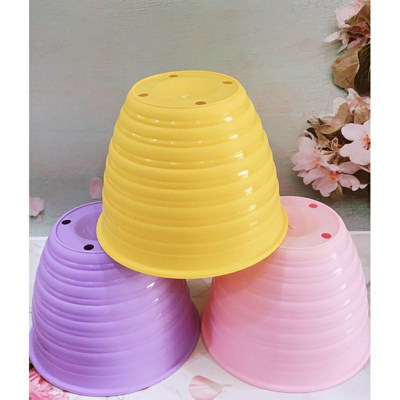 Pot Tanaman Hias Pot Bunga Diameter 21cm Pot Pastel