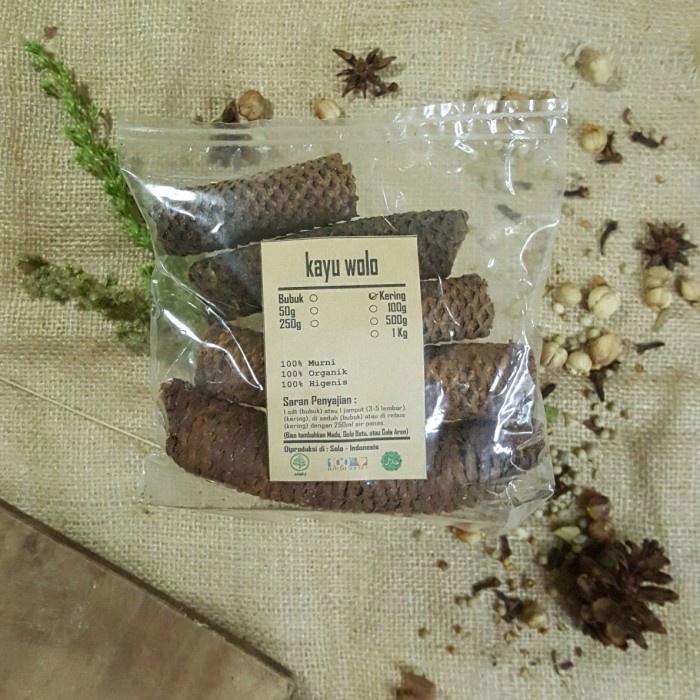 

KAYU WOLO / KAYU LANANG KERING 250 GRAM - Oroxylum Indicum - MUR