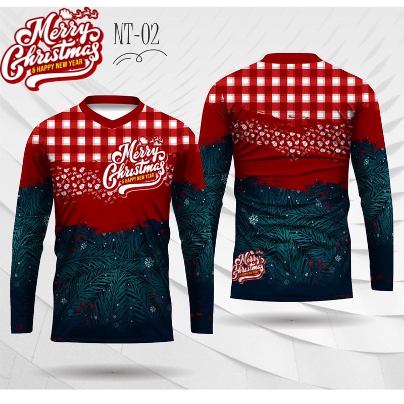 kaos santa kaos natal jersey natal terbaru 2021 custom nama dan logo