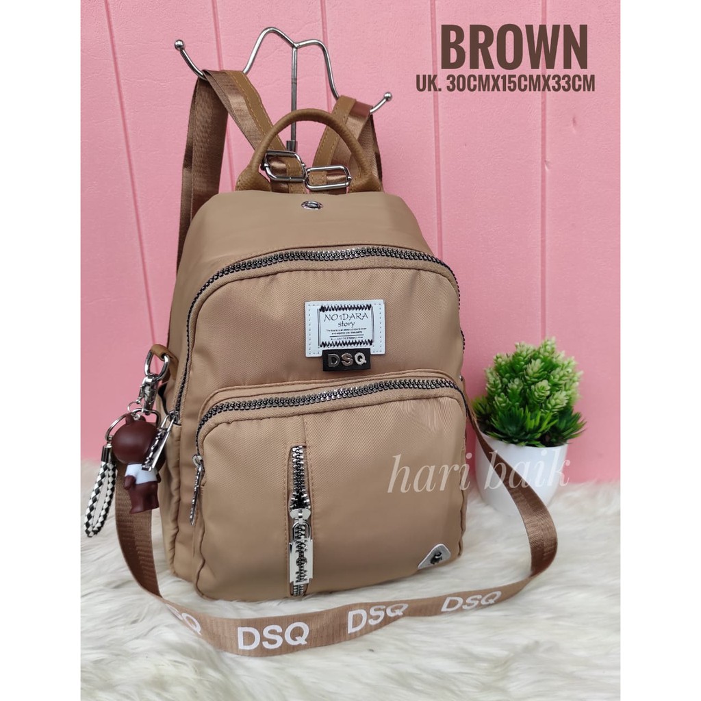 RANSEL WANITA IMPORT 2IN1 DSQI 10#