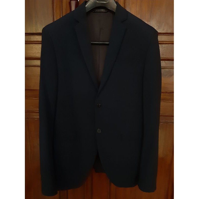 Zara Man Navy Slim Suit/ Blazer Original (Jas)