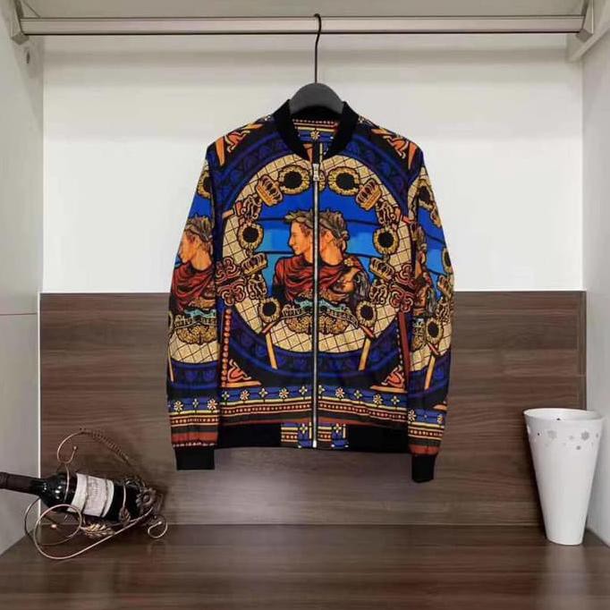 Barang Terjamin Jaket Versace Pria Mirror 1:1 Quality / J003 MURAH