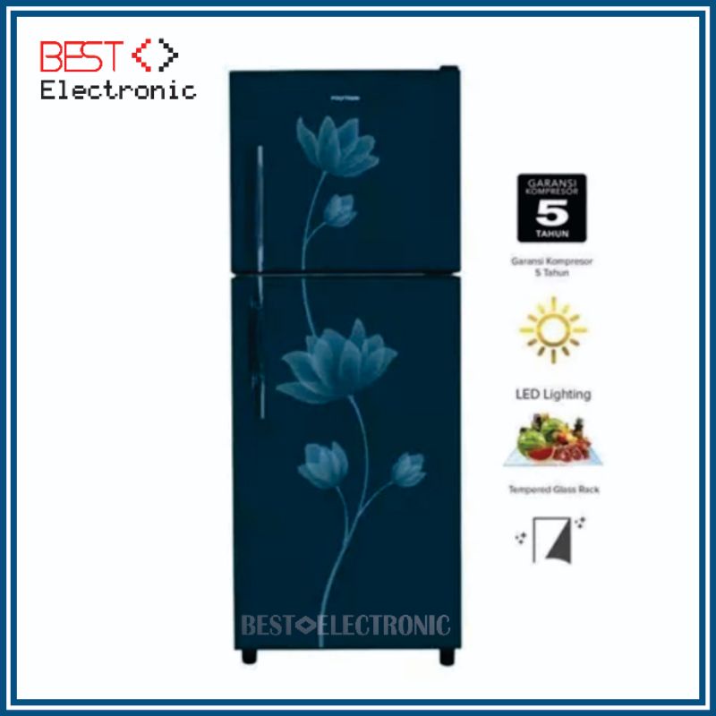KULKAS 2 PINTU POLYTRON PRB 289 PRB289 PRB-289 - 240 LITER - khusus bandung
