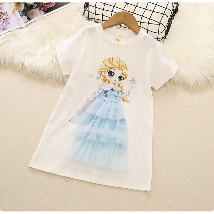 babyfit promo 7.7  CHARMING TUTU baju dress kaus anak perempuan import qk-1210r