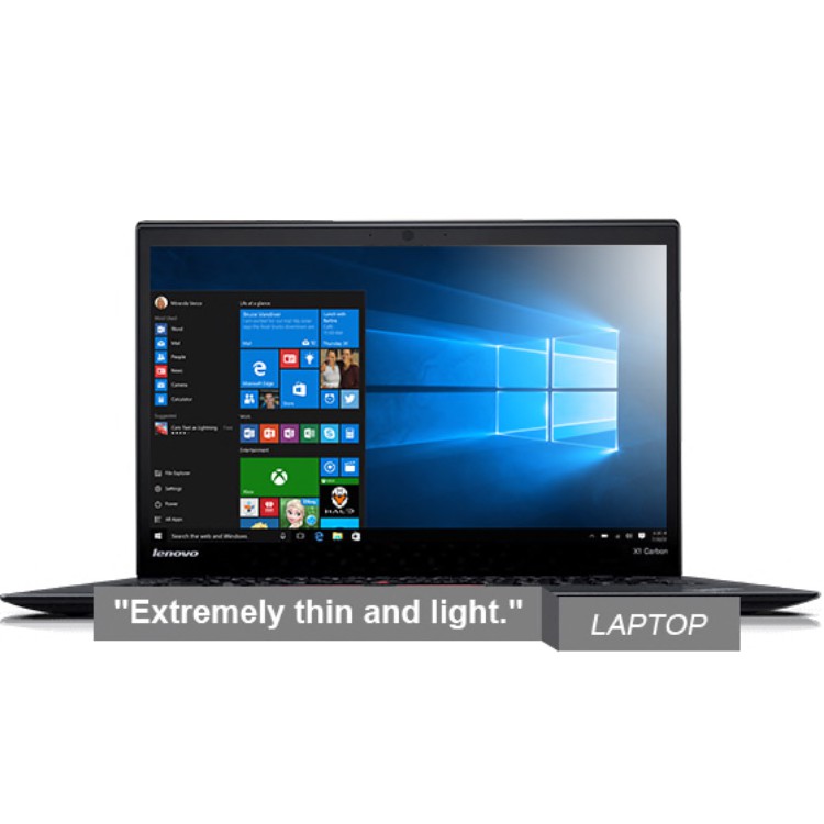 X1 Carbon Gen 6 | Thinnest Ultrabook Lenovo Thinkpad X1 Carbon i7 | 3667U | Ram 8GB | SSD 128Gb | HD
