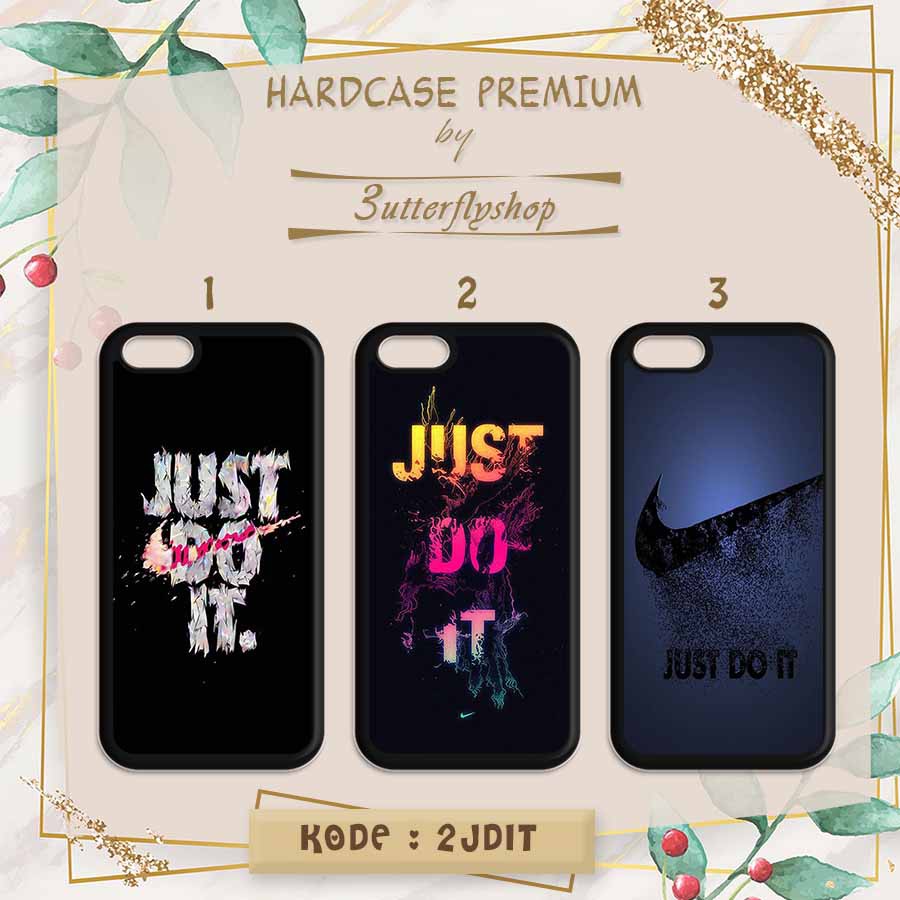 Hardcase Nike Just Do It logo case Oppo Vivo Realme Redmi Xiaomi Samsung iphone