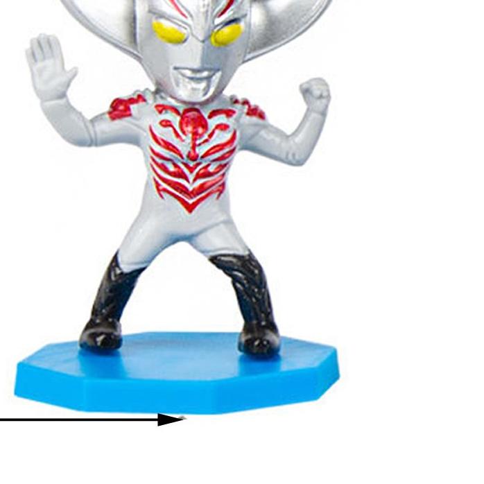 ☊ TK TOPPER ULTRAMEN 6PCS DEKORASI KUE HIASAN ACTION FIGURE ICING FONDANT ANAK ULTAH ULANG TAHUN FIG