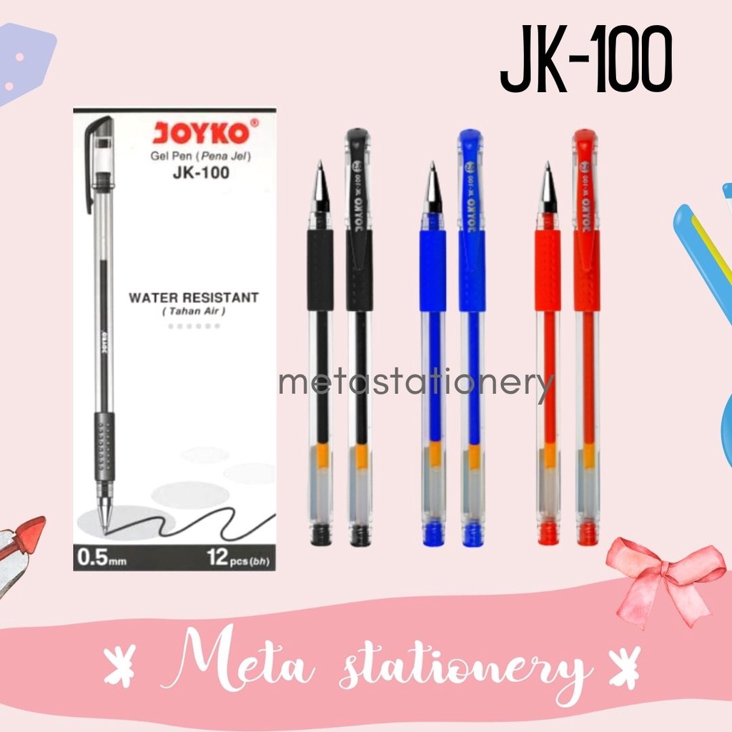 

Pulpen Gel Pen Joyko Jk-100 (1pc)