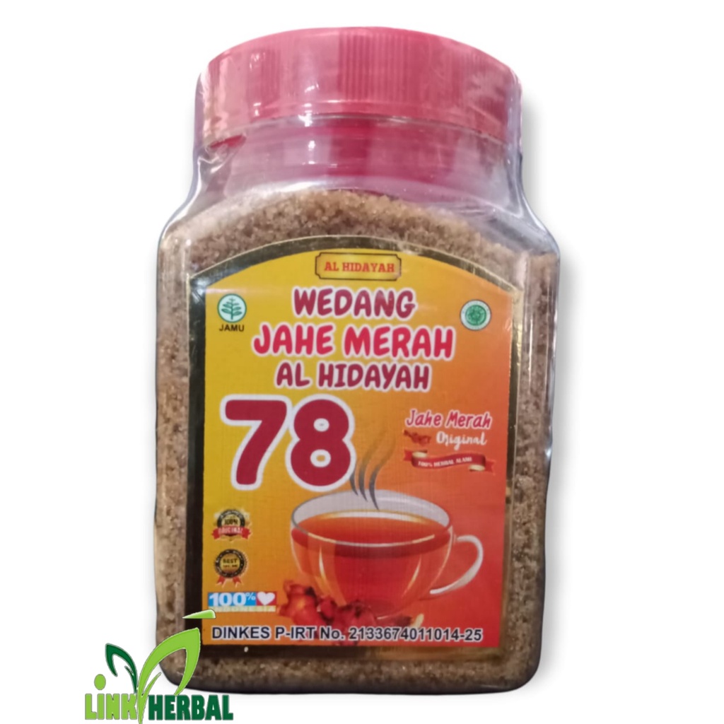 

WEDANG JAHE MERAH SUPER 78/JAHE MERAH AL HIDAYAH 78 | Kemasan Toples 250gr.