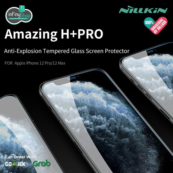 APPLE IPHONE 12 MAX / IPHONE 12 PRO - NILLKIN TEMPERED GLASS (AMAZING H+ PRO)