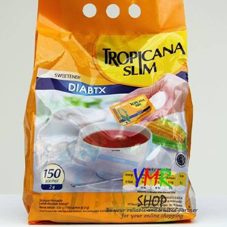 

[Terkeren Se-RI] Gula Tropicana Slim Diabtx Sweetener Jagung Diabetes Diet 150 Sachet Halal