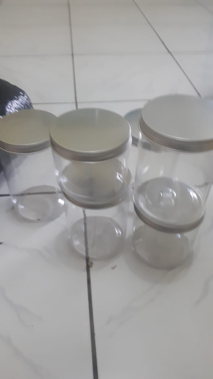 Toples Bening Tutup Seal (e) Tutup Aluminium (g) Eceran Pet Can Food / Dessert