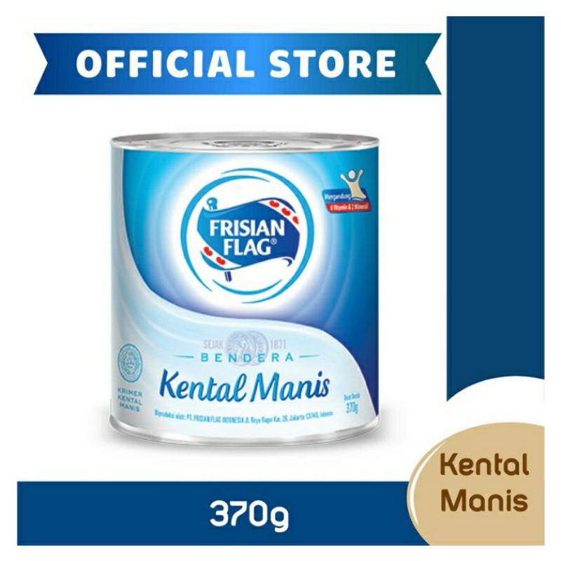 

Frisian flag kental manis kaleng 370gr