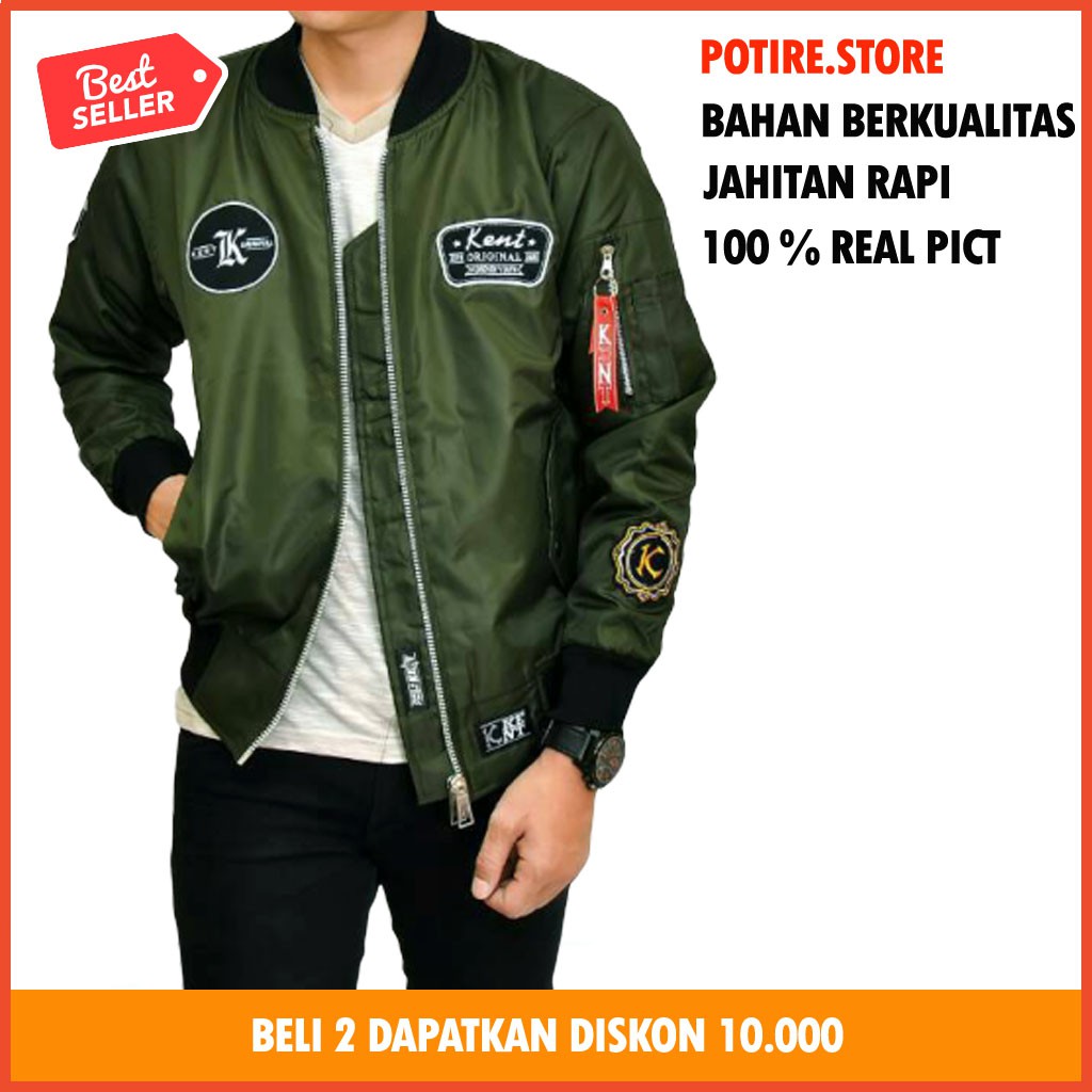 JAKET PRIA Trend Line BLACKTIPE Laki Laki Cowok Abu Hitam Merah X4J1 Jaket Bomber Fashion Distro Cow