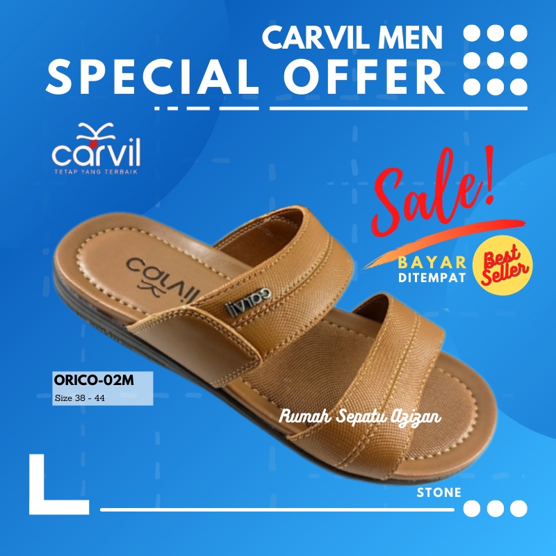 DIJAMIN MURAH Carvil Orico 02M Sandal Pria ORIGINAL