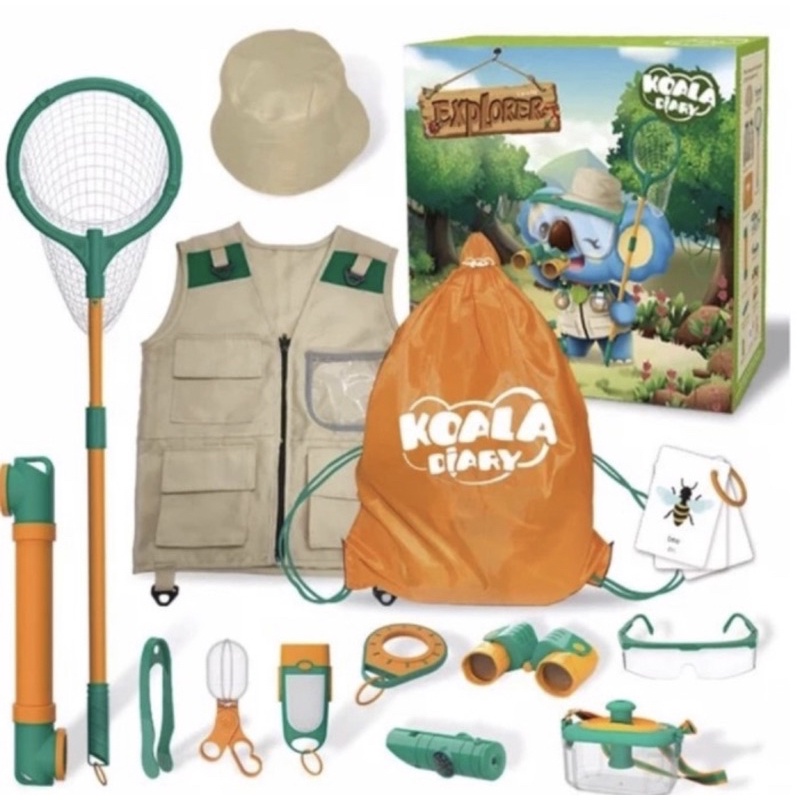 kostum profesi penjelajah / kids safari costume exploner zoo keeper / koala diary explorer set | mai