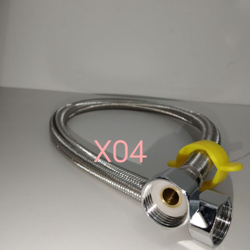 Selang Fleksibel Anyam 60 Cm Stainless- Flexible Hose 60cm Selang  Closet X04