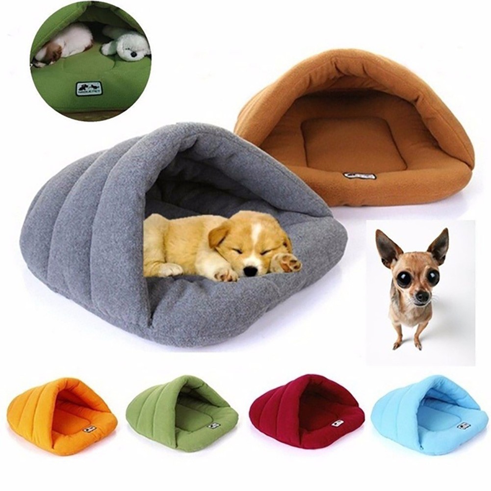 Pet Cat Dog Sleeping Bag Cushion Warm Comfortable House Kennel Bed Shopee Indonesia