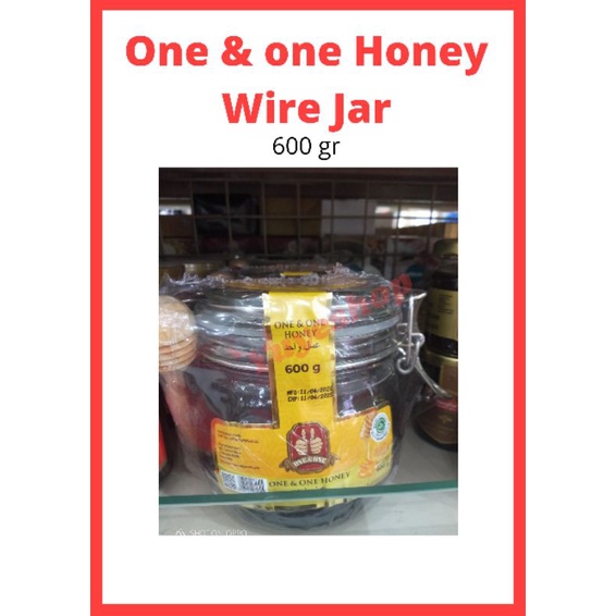 

One and One Honey Wire Jar 600 gr