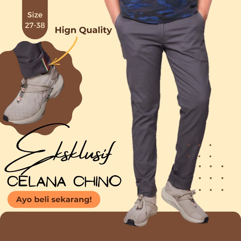CELANA CHINO ORIGINAL/CELANA PANJANG TERLARIS,CELANA PANJANG PRIA/CELANA PANJANG KATUN PRIA/CELANA P