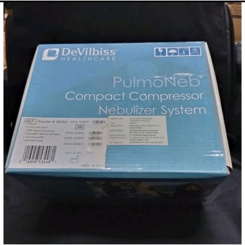 Nebulizer Compressor Devilbiss PulmoNeb