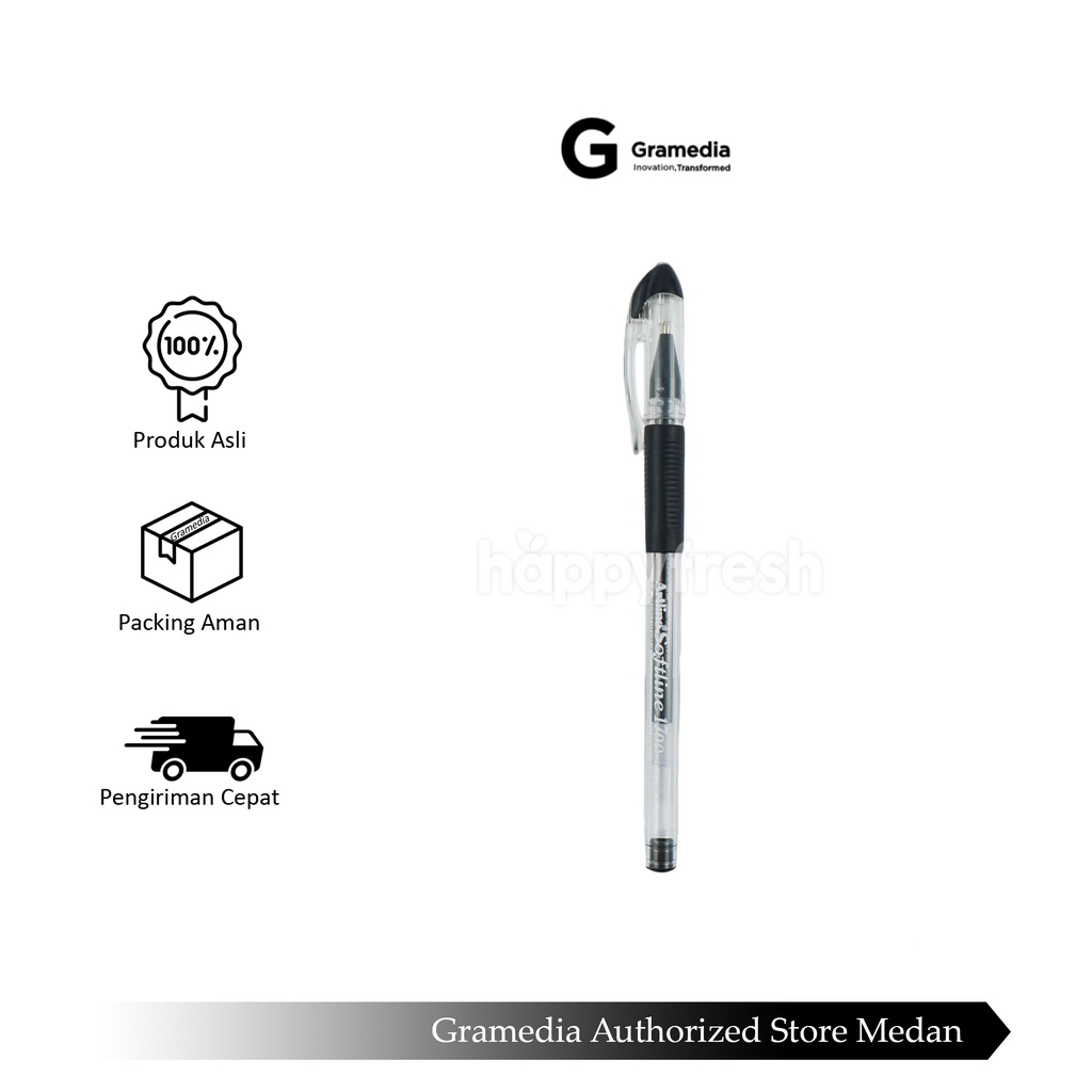 

Gramedia Medan - ARTLINE SOFTLINE 1700 GEL PEN HITAM