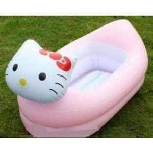 MUNCHKIN HELLOKITTY BAK MANDI BABY TUB DENGAN INDIKATOR AIR PANAS