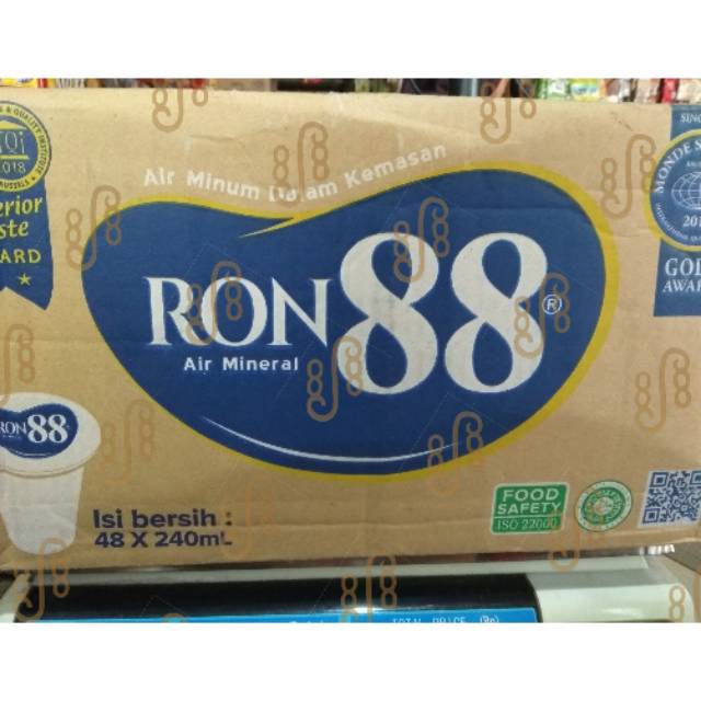 

Ron 88 Gelas 200ml - Karton isi 48 Cup