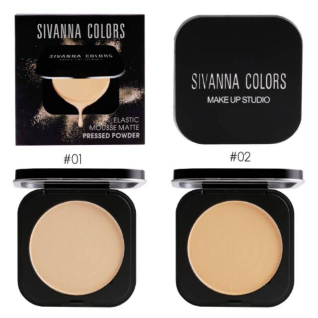 SIVANNA COLORS Elastic Mousse Matte Pressed Powder #HF6007 Thailand / Compact Bedak