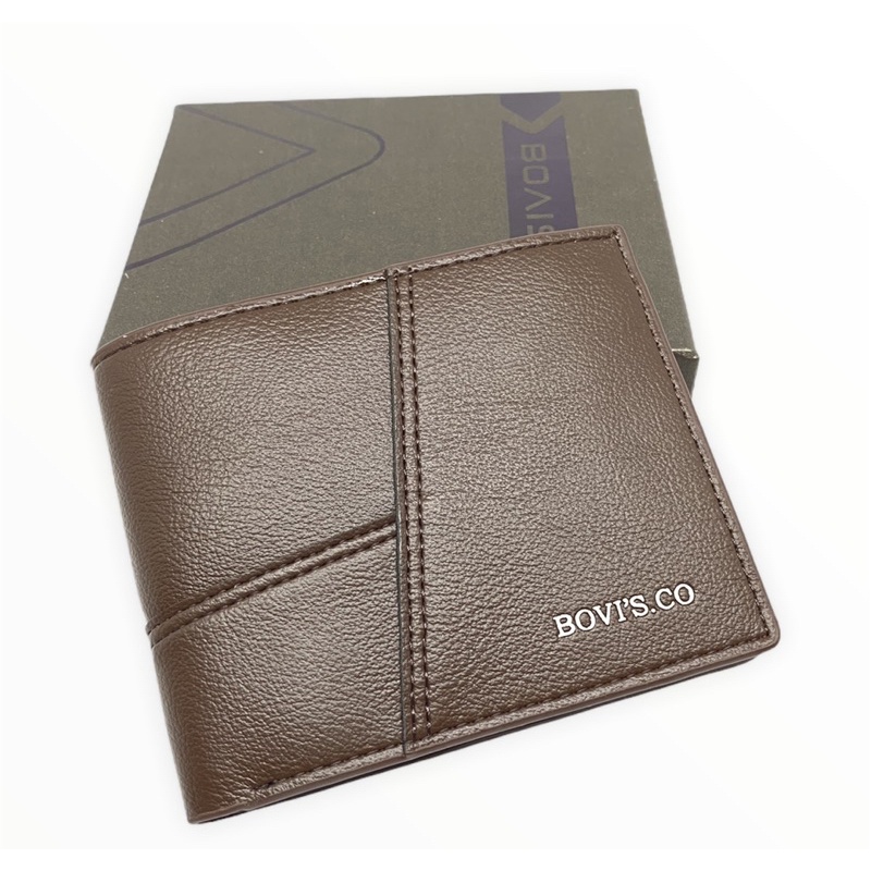 DOMPET PRIA BOVI’S PU LEATHER DOMPET PRIA LIPAT DOMPET PRIA KULIT SINTETIS DOMPET PRIA LIPAT MURAH DOMPET LAKI LAKI DOMPET LIPAT CASUAL DOMPET COWOK MURAH