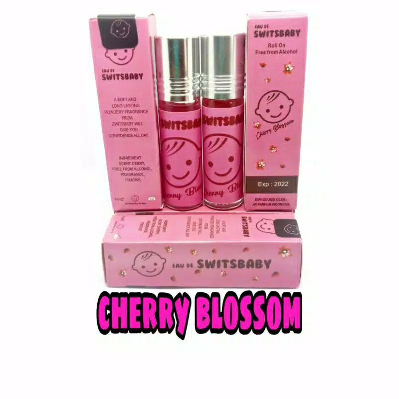 Parfum Switsbaby Roll On 6 ml Aroma Cherry Blossom