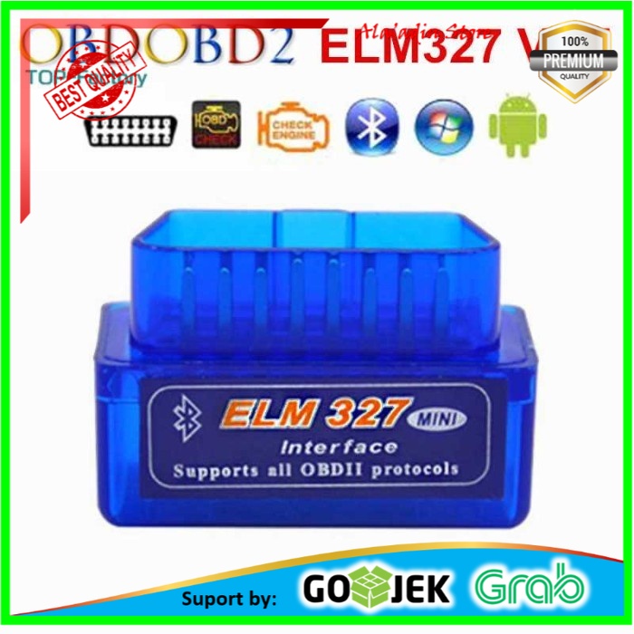 Cuci Gudang Super MINI ELM327 Bluetooth OBD2 V2.1