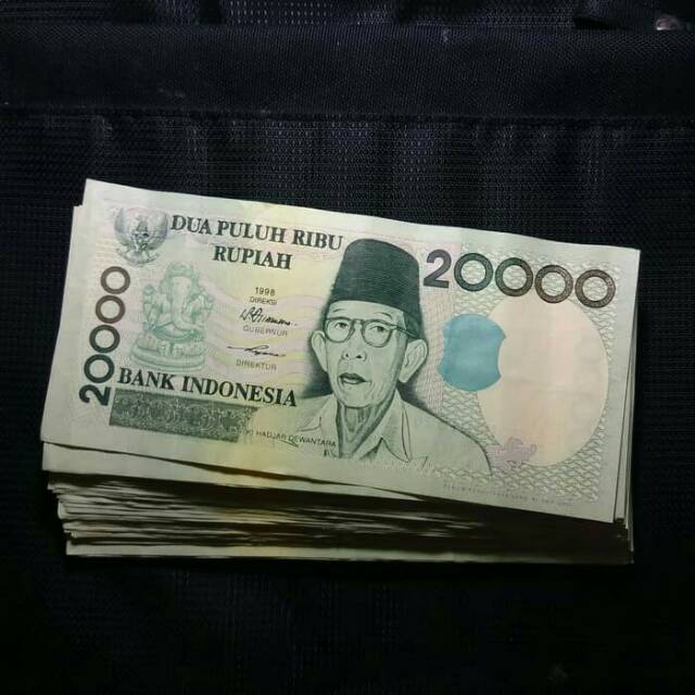 Uang kuno 20000 Ki Hajar Dewantara VF