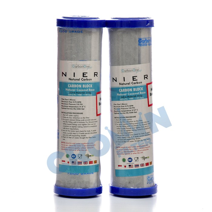 NIER CTO NATURAL 10" / Refil Filter  Air CTO Nier 10"