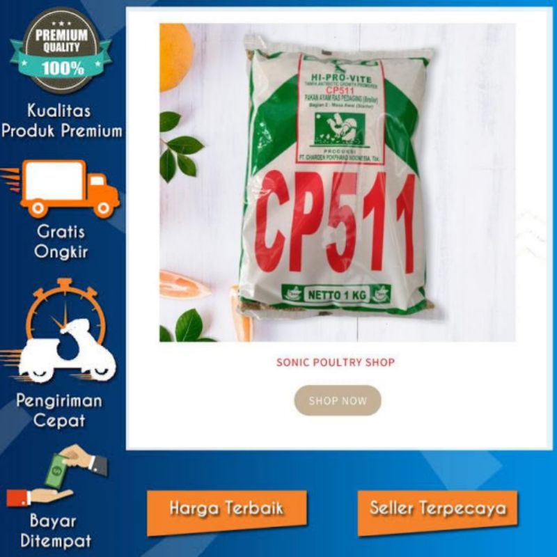 Pakan Ayam Starter CP511 Pokphand