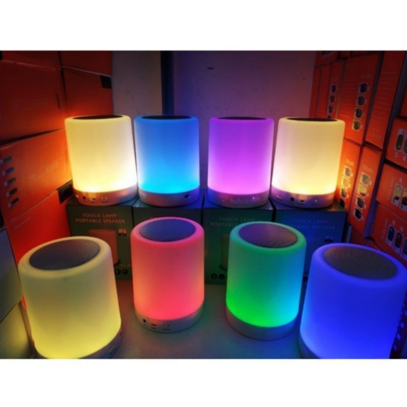 Speaker Bluetooth + Night Lamp Smart Touch Disco Musik Wireless