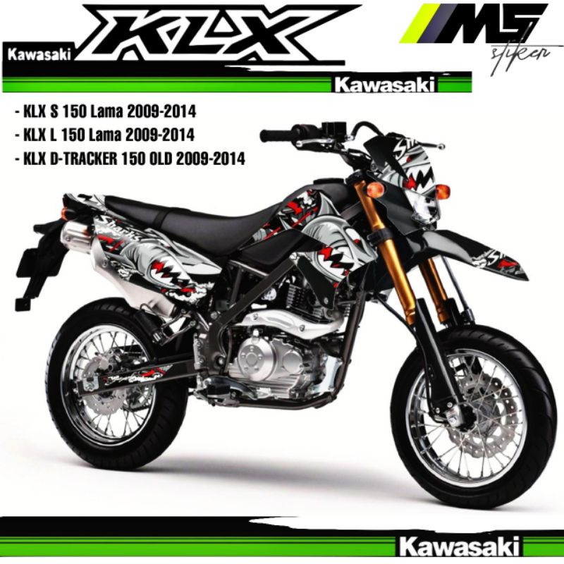 Decal Sticker Striping Variasi Fullbody KLX 150 Lama 2009-2014 - Decal KLX L Lama - Decal KLX S Lama