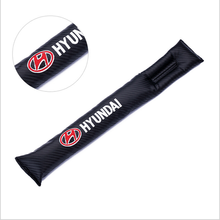 Cover Pelindung Gap Jok Mobil Bahan Serat Karbon Anti Bocor Untuk Hyundai Ioniq Hybrid Elantra Tucson Reina Santa Accent