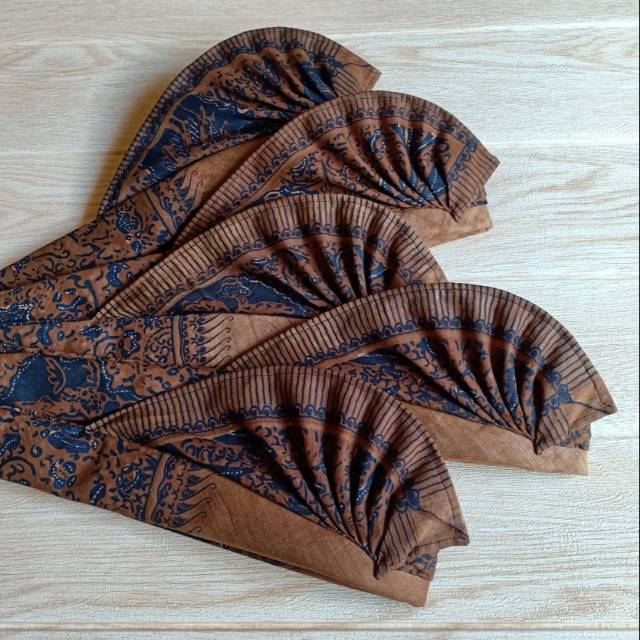 Udeng Batik Semi Tulis / Udeng Setengah Jadi / Udeng Dewasa / Udeng Khas Bali