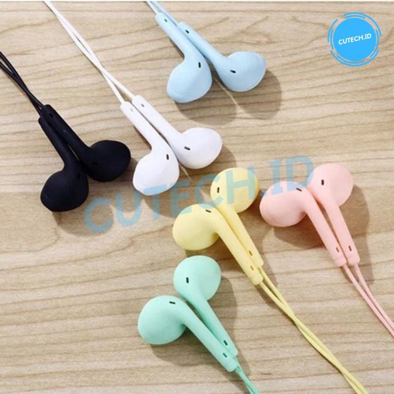 Headset Macaron U19 / handsfree macaron extra bass mate color [fs]