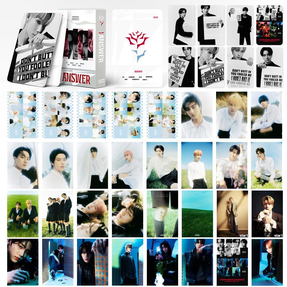 55 Pcs Kartu Lomo Album Kpop GGU Dimension Dilemma ANSWER Little Wishes