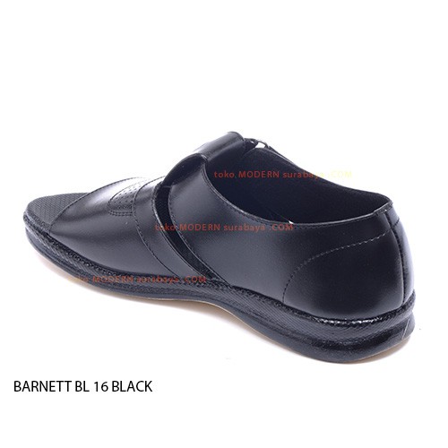 BARNETT BL 16 BLACK sepatu sandal casual sopan open toe