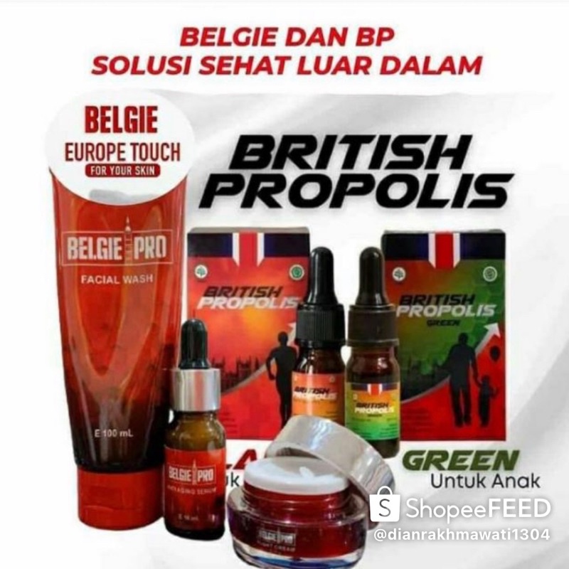 PAKET PREMIUM by IPPHO SANTOSA satu untuk semua BRITISH PROPOLIS reg 6ml BRITISH PROPOLIS kids 6ml B
