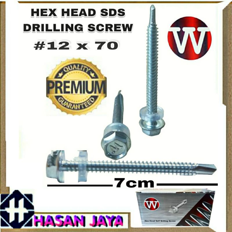 Jual Baut Drilling X Roofing Baut Baja Ringan X Cm