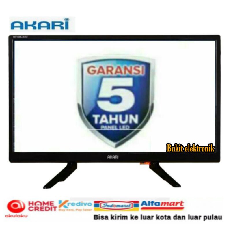 TV LED AKARI LE-24V99T2  DIGITAL GARANSI 5Tahun