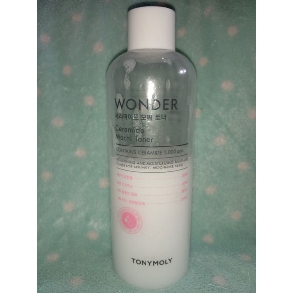 preloved tonymoly wonder ceramide mochi toner