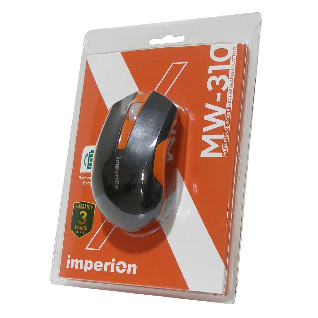 MOUSE WIRELESS MW110 / MW210 / MW310 - WIRELESS RECHARGEABLE MOUSE (LOW POWER CONSUMPTION)