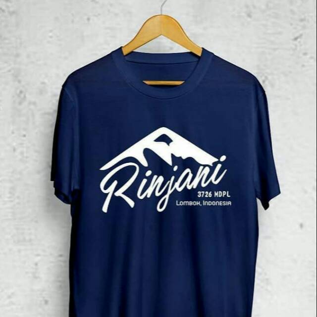 Kaos Gunung Rinjani Tshirt Pendaki Gunung