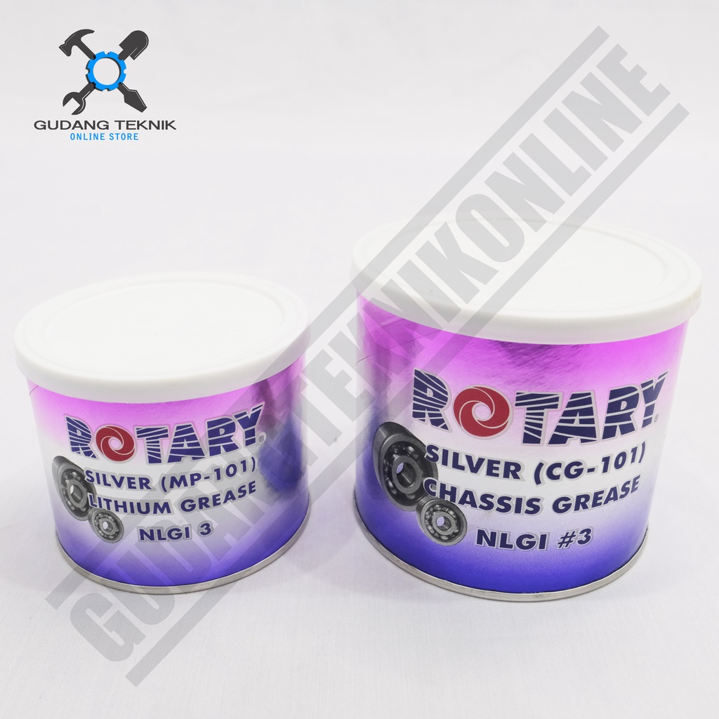 Grease ROTARY Silver CG101 250Gram 450Gram / Stempet Chasiss Grease NLGI 3 CG 101 - Gemuk Rotary Silver